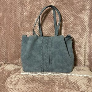 NWOT Dusty Blue Satchel
